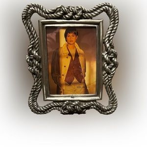 Silver Rope Picture Frame Home Decor
